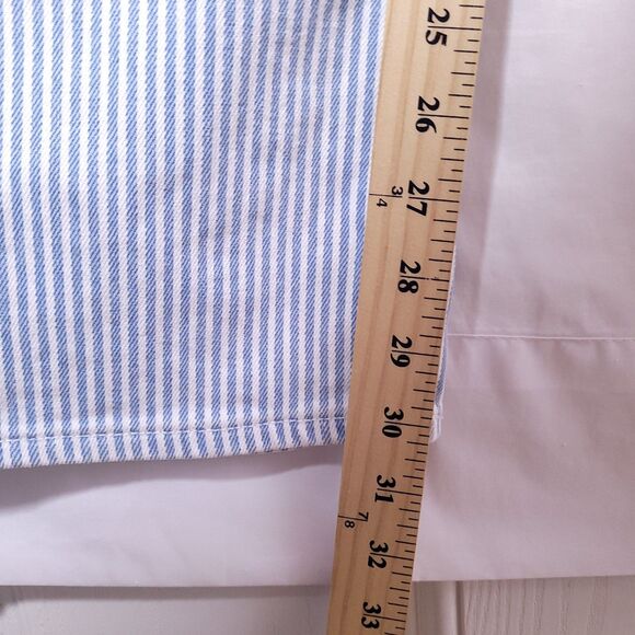 Abercrombie & Fitch Jeans Womens 25/0R Striped Blue, White 90s Relaxed High Rise - Picture 11 of 13